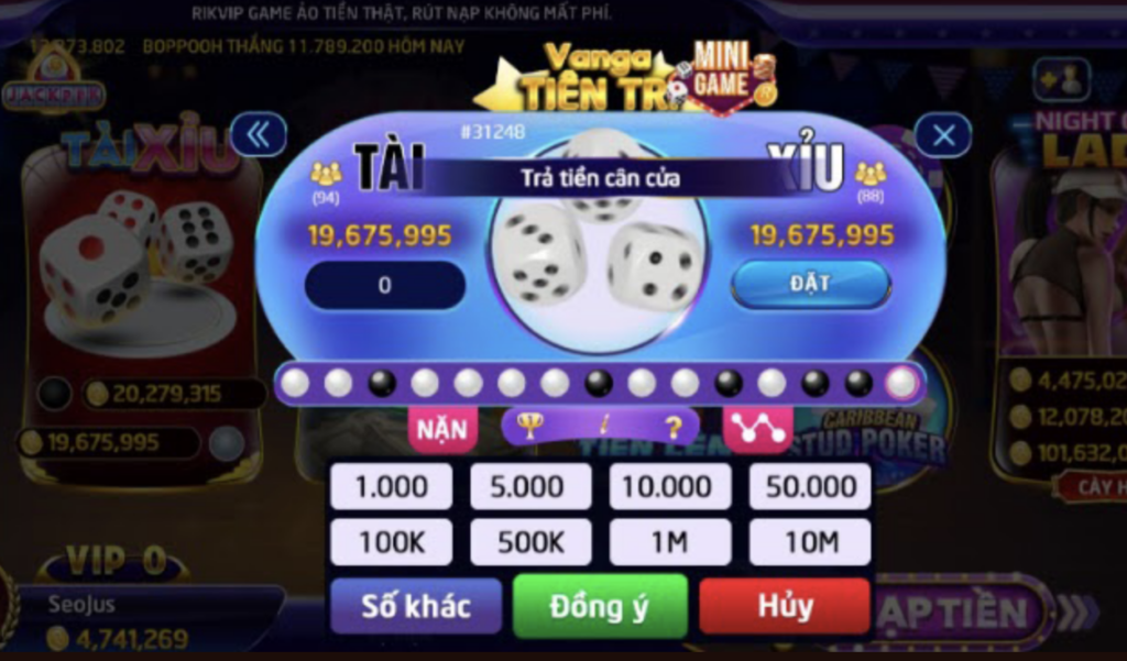 Game Tài Xỉu RikVip